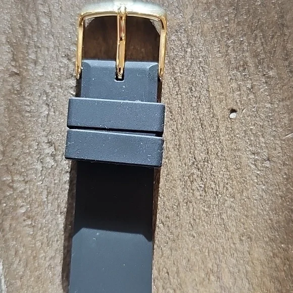 Black and Gold Women's Watch By Michele - Picture 3 of 8